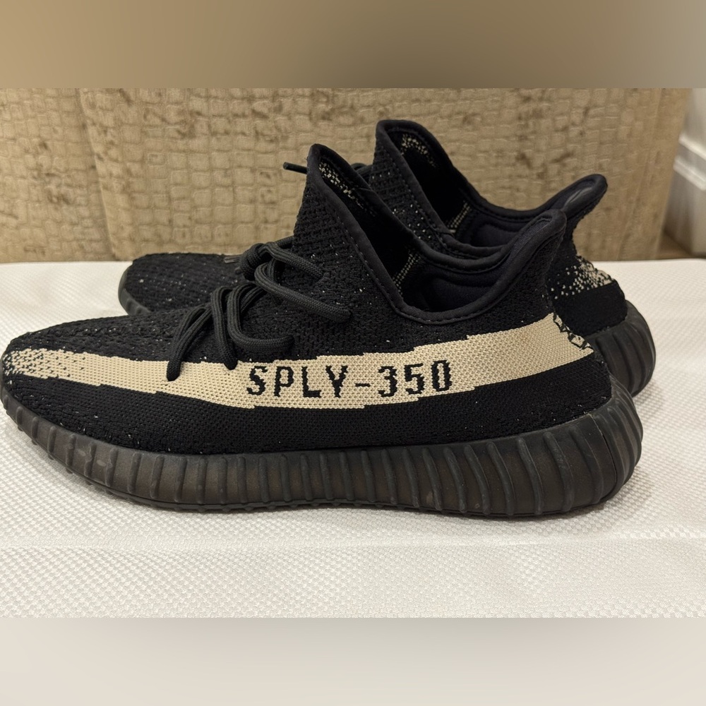 Adidas Yeezy Black and Tan Sneakers ALMOST NEW